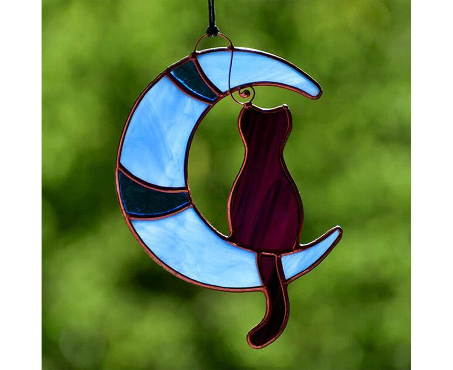 Moon Cats Suncatcher-Blue M V1263-JX-702