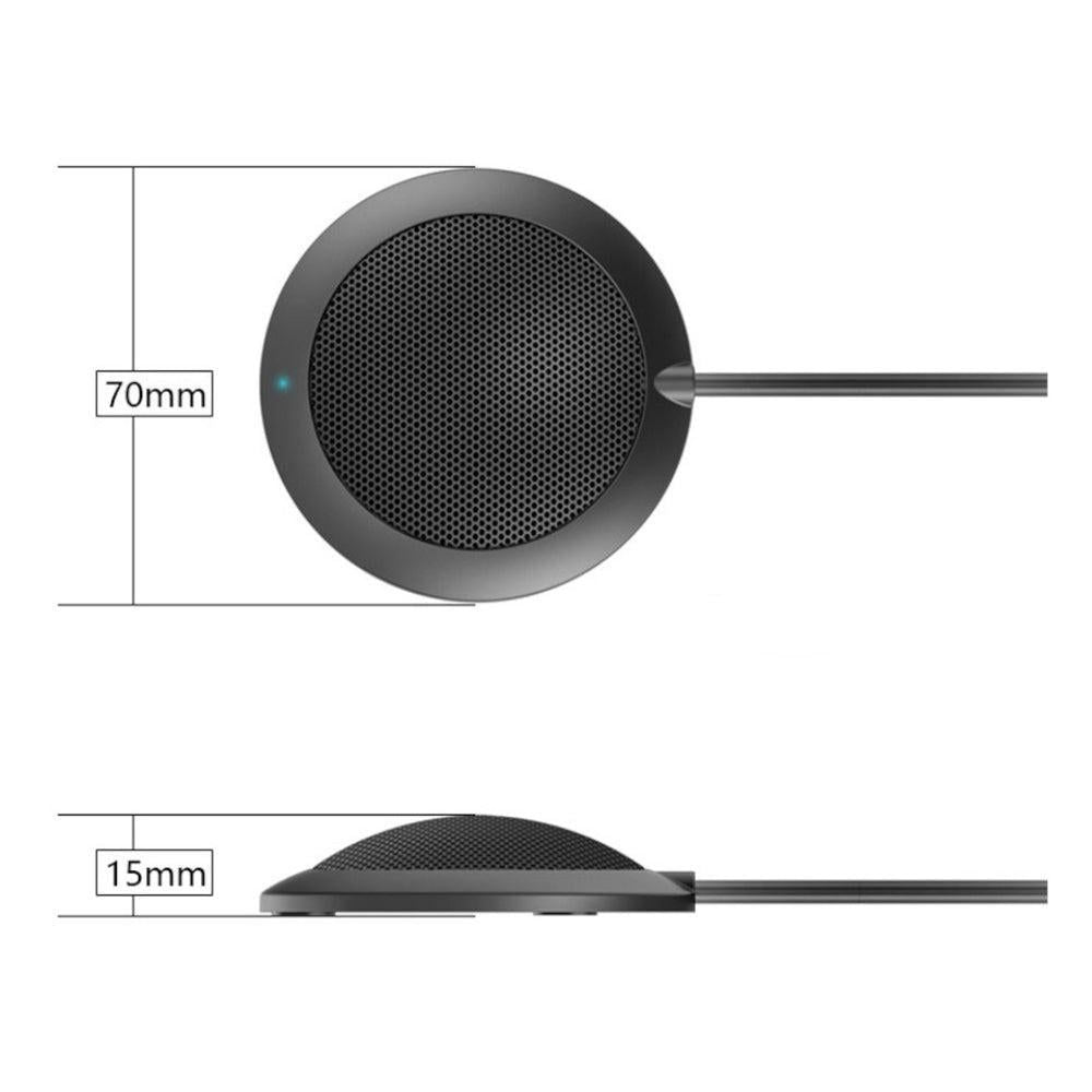 Plug and Play USB Conference Microphone Computer Desktop Mic with LED Indicator V1263-JX-7091