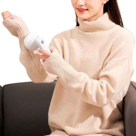 Electric Lint Catcher USB Rechargeable Bobble Remover Fabric Shaver for Clothes White V1263-JX-7133-1