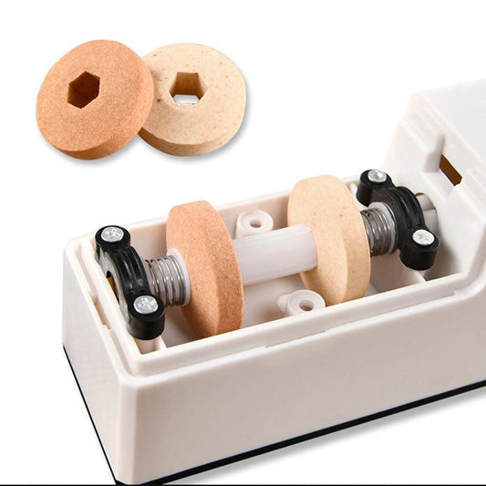 4-Grinding Electric Knife Sharpener USB Kitchen Scissor Sharpening Tool V1263-JX-7141