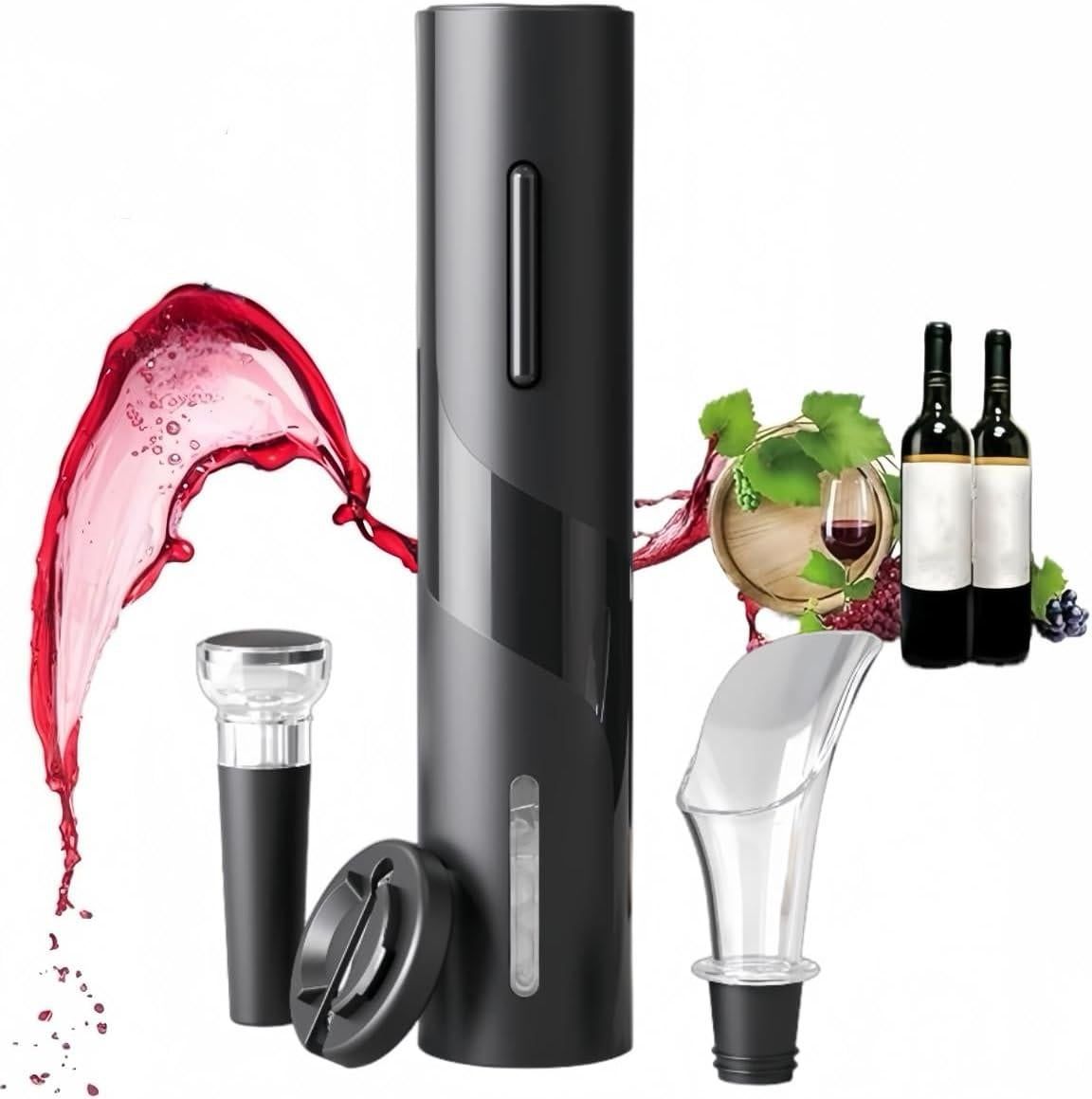 Electric Wine Bottle Opener Kit Wine Bottle Corkscrew Set V1263-JX-7151