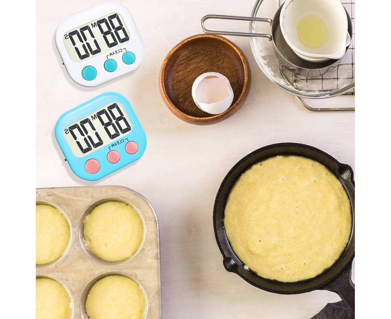 12 Pack Digital Kitchen Timer Strong grip Electronic Countdown Timer Small Loud Alarm V1263-JX-717