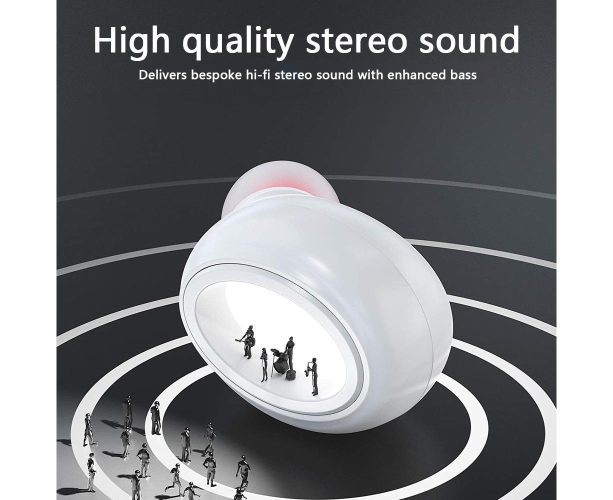 Wireless Earbuds Bluetooth Wireless Headphones Waterproof Earphones V1263-JX-72