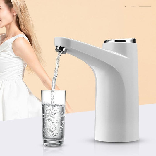 Electric Water Dispenser Pump Automatic Water Bottle Pump for Universal Bottle White V1263-JX-7233-2