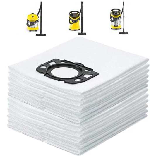 10Pcs Replacement Filter Dust Bags Compatible with WD4/WD5/WD6/MV4/MV5/ MV6/WD5P/ WD6P Vacuum Cleaner V1263-JX-7241