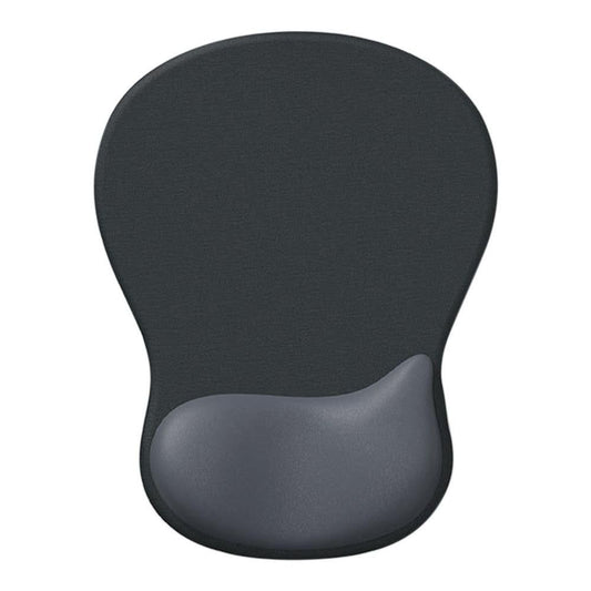 Gel Wrist Rest Mouse Pad Non-Slip Ergonomic Mouse Mat for Computer and Laptop Black V1263-JX-7250-3