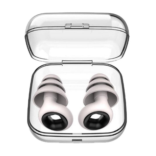 Reusable Hoop Noise Reduction Earplugs White V1263-JX-7311-3