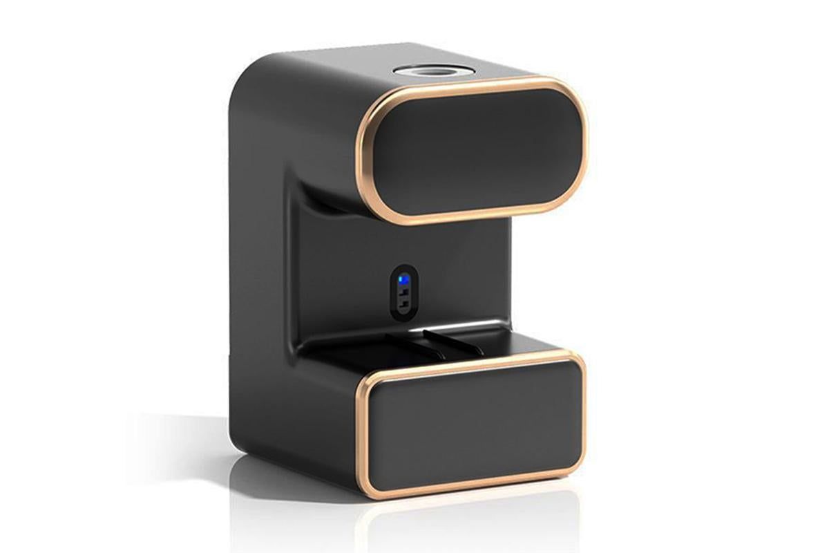 Electric Automatic Toothpaste Dispenser With Toothbrush Holders-Black V1263-JX-7388