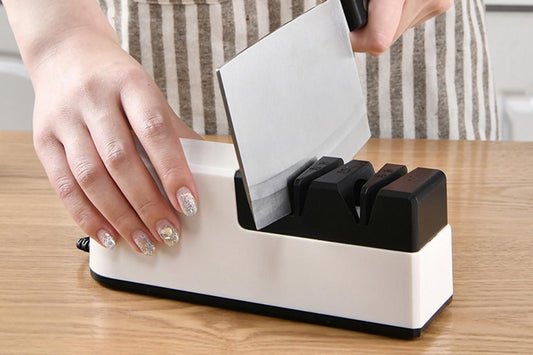 USB Charging Electric Knife Sharpener Professional 4 Stage Chef Knife Sharpening Tool V1263-JX-7401