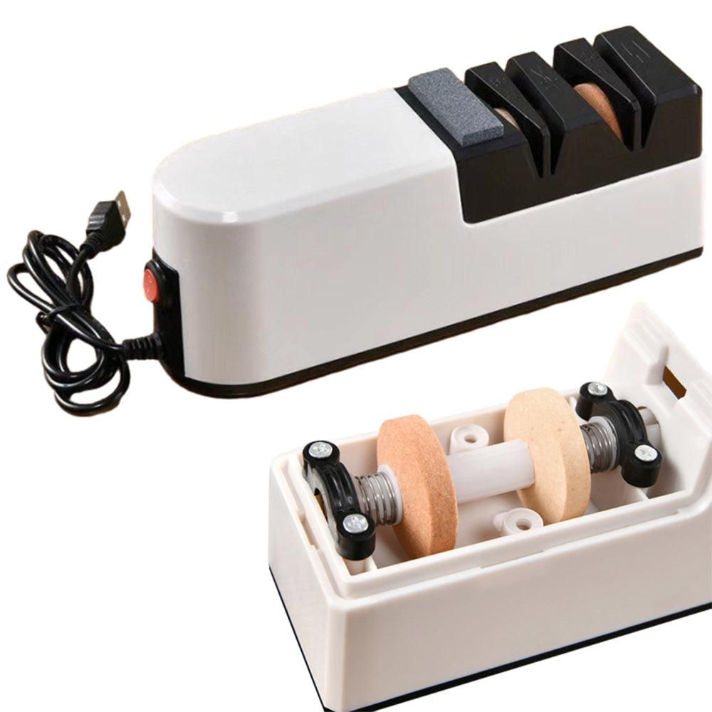 USB Charging Electric Knife Sharpener Professional 4 Stage Chef Knife Sharpening Tool V1263-JX-7401