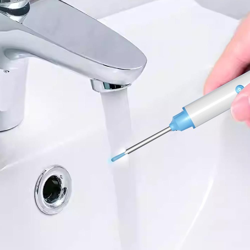 2pcs Ear Wax Removal Visual Ear Cleaner Tool Kit Ear Cleaning Scope Set-White V1263-JX-7420