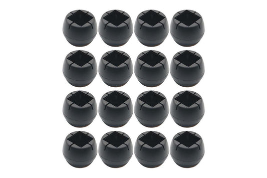 16pcs Chair Leg Floor Protectors Soft Silicone Round Covers with Glide Pads-Round V1263-JX-7435