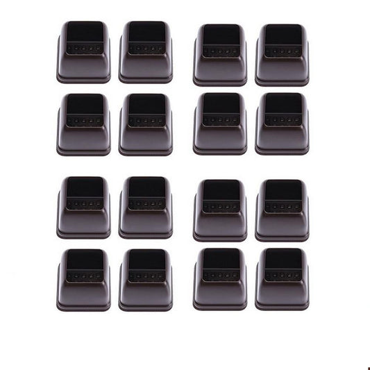 16pcs Silicone Chair Leg Floor Protectors Furniture Leg Feet Cup for Hardwood Floors with Wrapped Felt V1263-JX-7436-1
