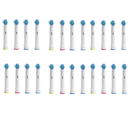 40pcs 3D Whitening Replacement Brush Heads Compatible with Oral-B Toothbrush V1263-JX-7452