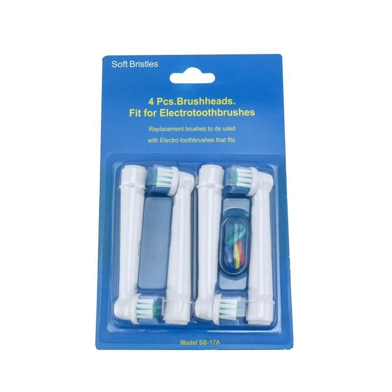 40pcs 3D Whitening Replacement Brush Heads Compatible with Oral-B Toothbrush V1263-JX-7452