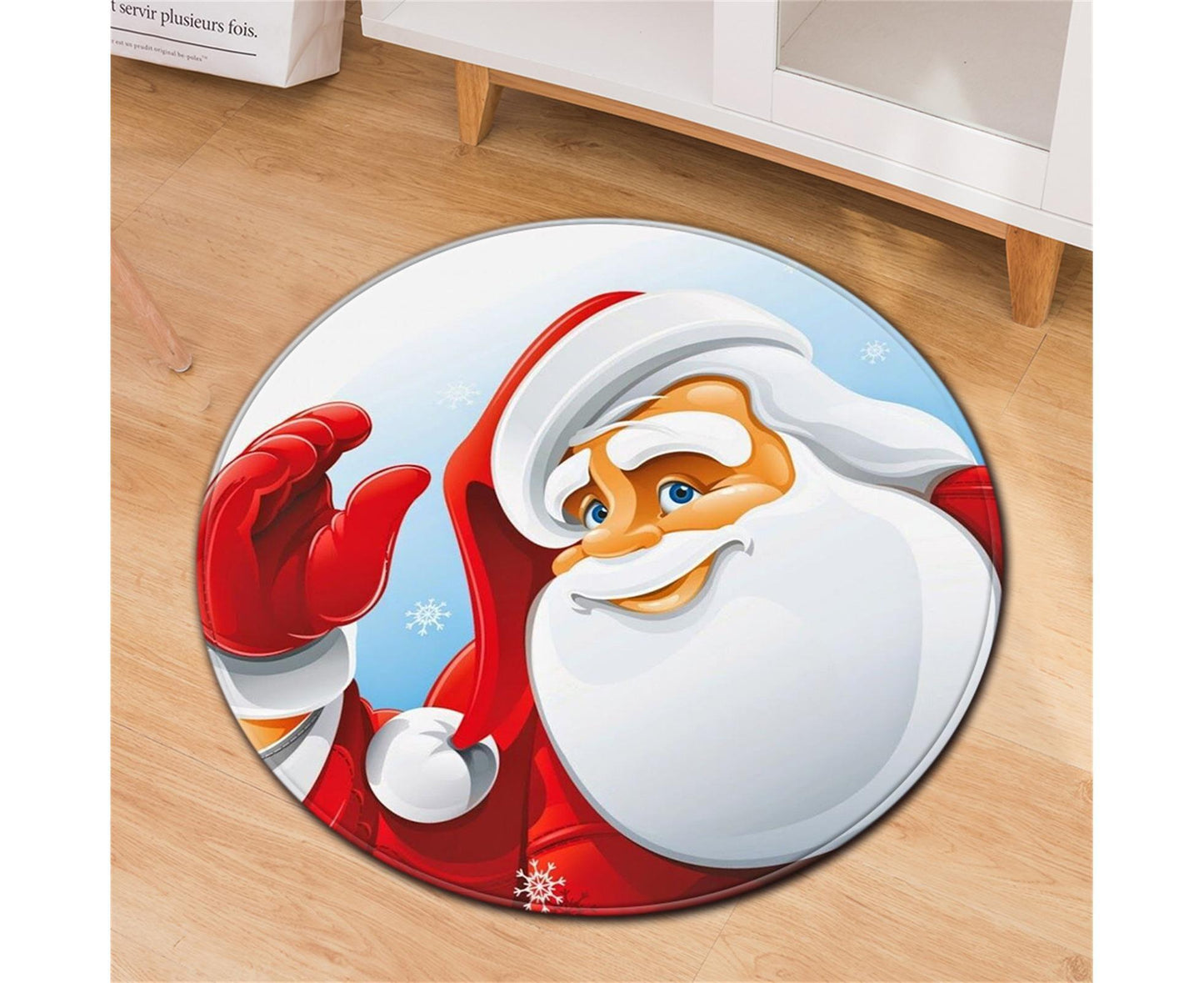 Xmas Doormat Non-slip Santa Carpet-G 80cm V1263-JX-756