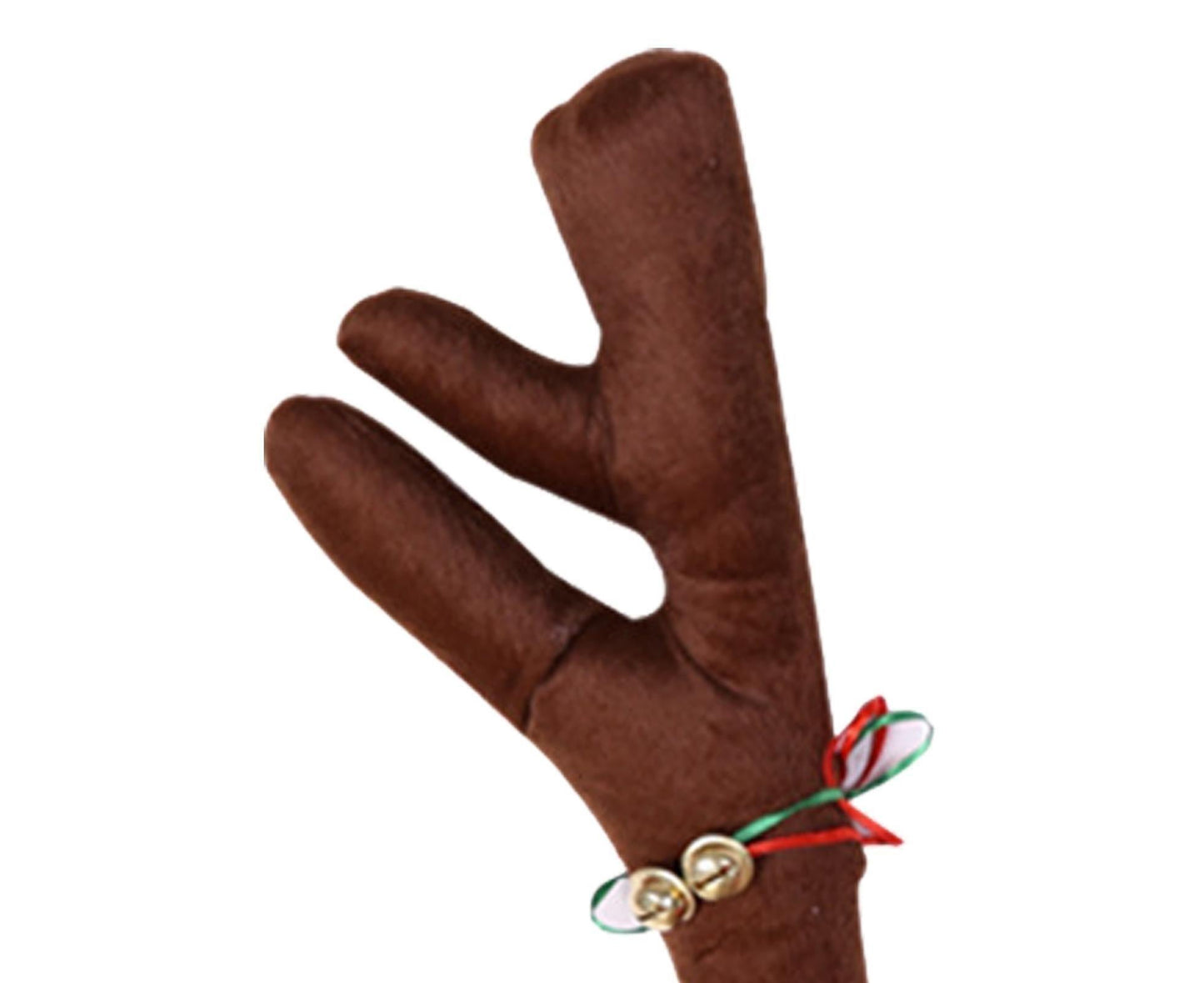 Car Deer Antlers Fabric Decoration-Brown V1263-JX-798