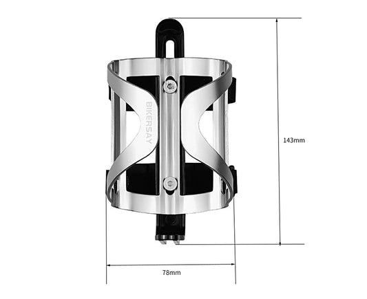 BIKERSAY Bike Water Bottle Holder Good Toughness Anti Fall Ultralight Opening Adjustable Bicycle Cup Holder V1263-JX-819