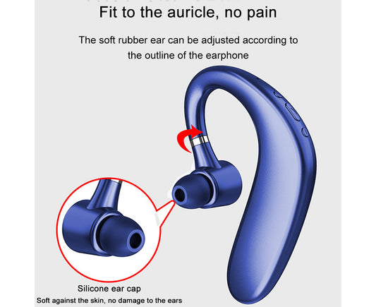 Wireless Bluetooth Earpiece V5.0 35 Hrs Talktime Hands-Free Earphones. V1263-JX-89