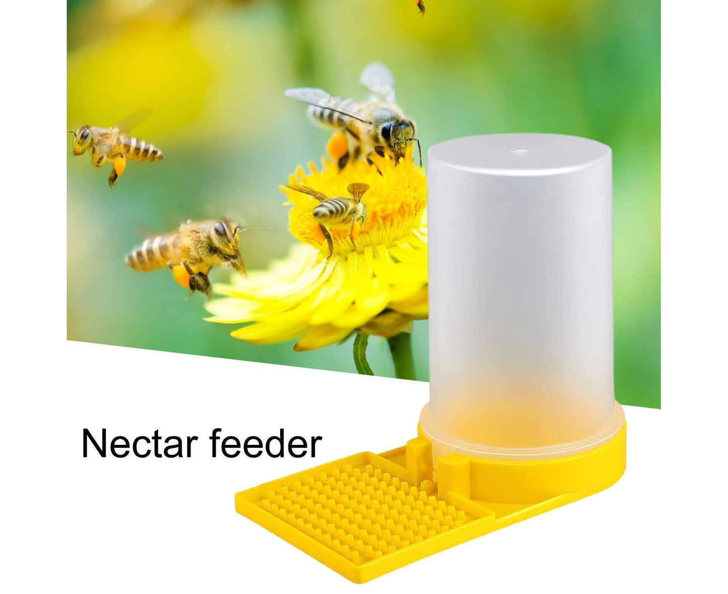 3Pcs Bee Waterers Beekeeping Equipment - Yellow V1263-JX-963