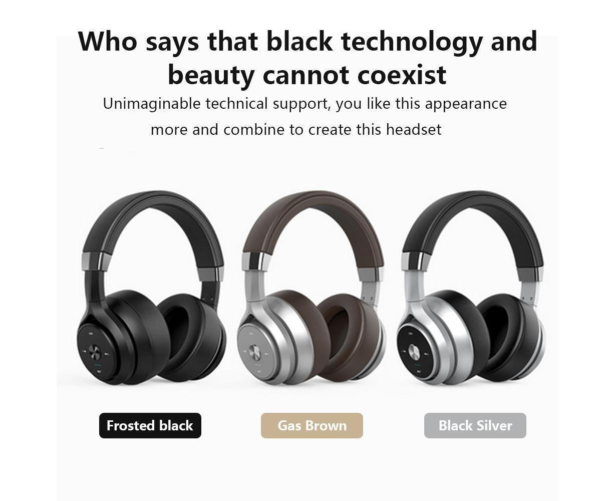 Active Noise Cancelling Bluetooth Headphones Over Ear with Microphone V1263-JX-991