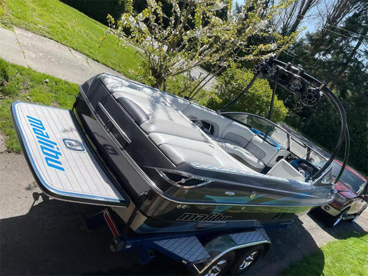 2005 Malibu 23 LSV Swim Platform Step Pad Boat EVA Foam Faux Teak Deck Floor Mat SeaDek MarineMat Gatorstep V1264-20260416-V010