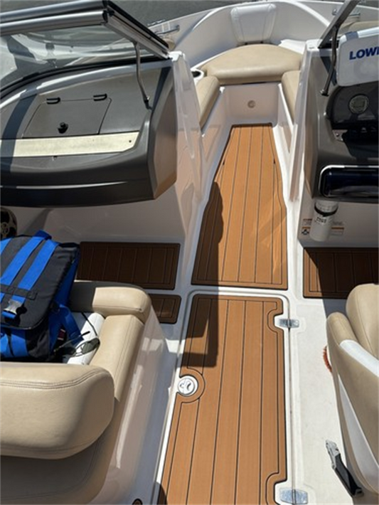 2015 Regal 1900 ES Swim Platform Cockpit Boat EVA Faux Foam Teak Deck Floor Pad SeaDek MarineMat Gatorstep V1264-20260420-V026