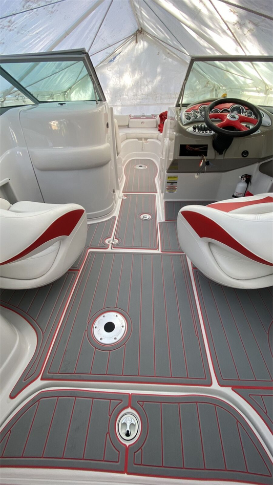 2007 Crownline 220EX Swim Platform Cockpit Boat EVA Foam Teak Deck Floor Pad Mat SeaDek MarineMat Gatorstep V1264-20260421-V036