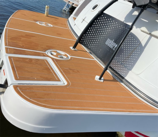 2000 Four Winns 298 Vista Swim Platform Cockpit Boat EVA Foam Teak Deck Floor SeaDek MarineMat Gatorstep V1264-20260422-V064