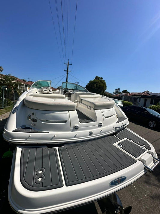 2007 Chaparral 246 SSI Swim Platform Cockpit Boat EVA Foam Teak Floor Pad Mat SeaDek MarineMat Gatorstep V1264-20260423-V085