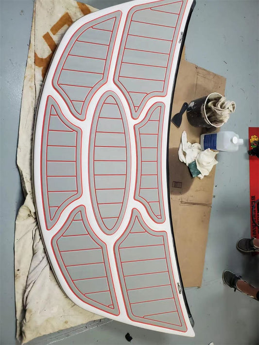 2006 Nautique SV211 Swim Platform Cockpit Pad Boat EVA Foam Teak Deck Floor Mat SeaDek MarineMat Style Self V1264-20260423-V101