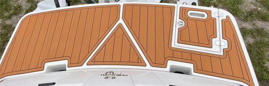 2001 Regal 1900 LE Swim Platform Cockpit Pad Boat EVA Foam Teak Deck Floor Mat SeaDek MarineMat Style Self V1264-20260427-V104