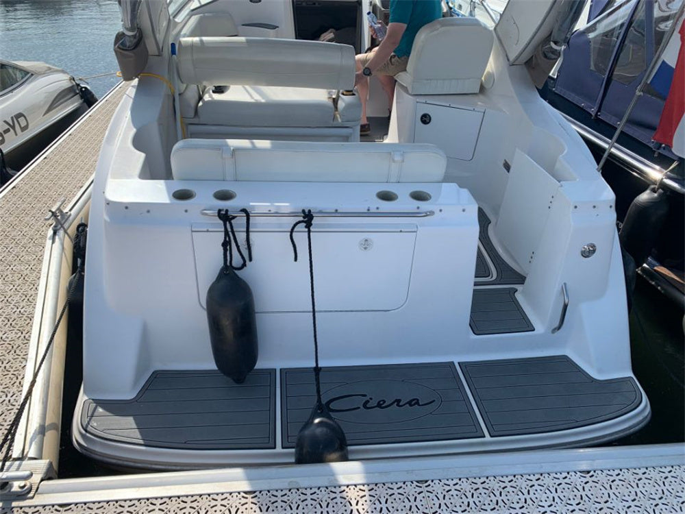 2000 Bayliner 2855 Swim Platform Cockpit Boat EVA Faux Foam Teak Deck Floor Pad V1264-7984652341