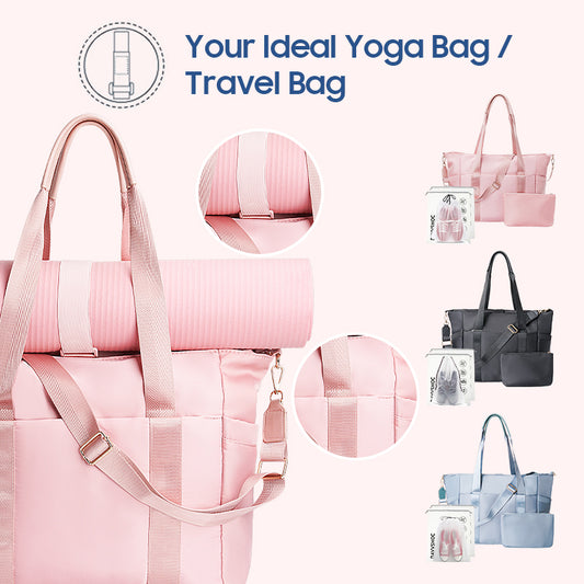 Travel Bags-Carry On Bag-Weekender Bags For Women-Duffle Bag For Travel-Gym Bag For Women-Overnight V1265-262-BLACK