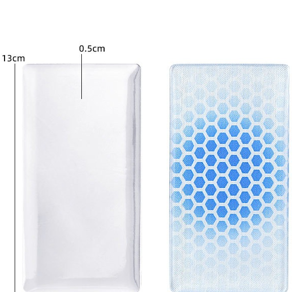 2PCS Self-Adhesive Gel Pads for Ski Boots, Anti-Friction Shock Absorbing Liners, Reusable & Washable V1265-AU-243-LAN-2