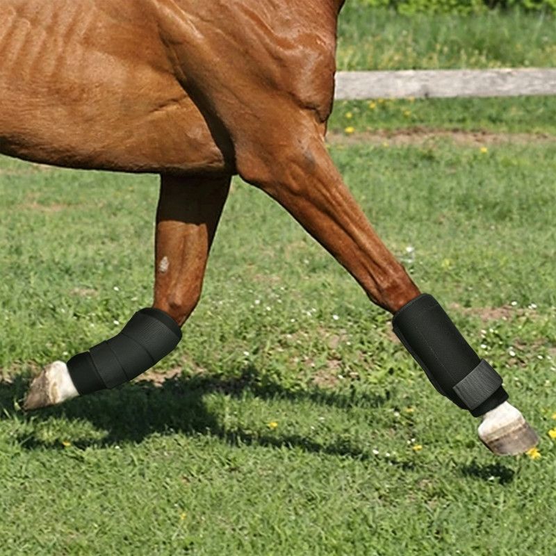Rubber Horse Leg Wraps - Impact-Resistant & Breathable Leg Guards V1265-CW-02