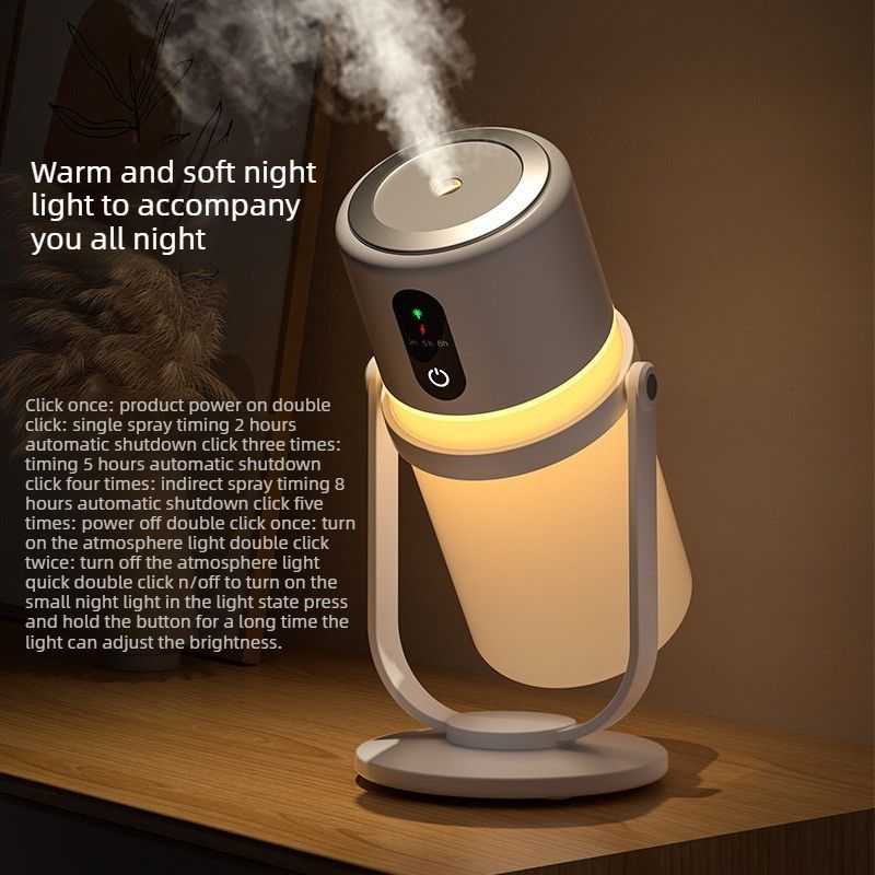 Portable Air Humidifier - Replenishing Moisture, Silent, Suitable for Office Desk and Bedroom V1265-JD-05