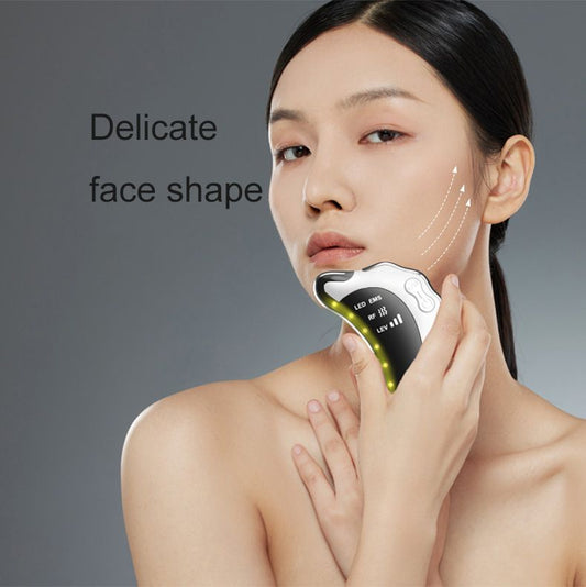 <p>EMS Microcurrent Facial Device with RF Radio Frequency, 5 Light Therapy, Thermal Heating & Ionic V1265-ME-S2008