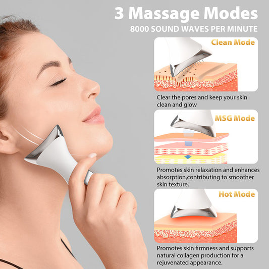 Multi-Function 7-Color Light Constant-Temperature EMS Neck Massager - Neck Lifting and Firming Massager - V1265-ME-S2302