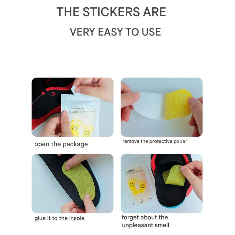 Portable Disposable Foot Odor Remover Shoe Insoles / Deodorant Shoe Patches V1265-MR-15