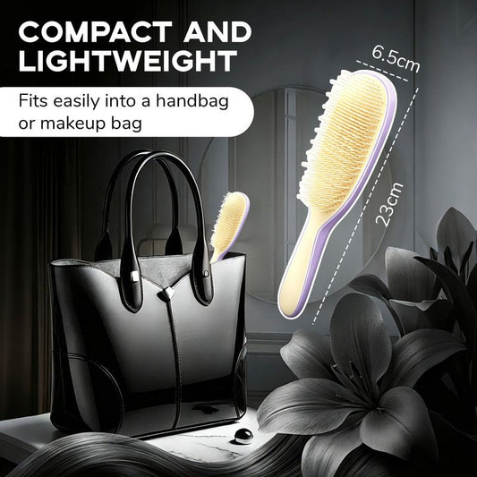Detachable Silicone Cushion Massage Brush, Suitable for Dry and Wet Use, Unisex, Works on All Hair Types, V1265-PH082-ZIHUANG