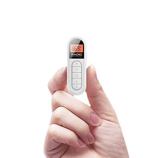 Rechargeable Portable Radio for Seniors - FM Tuning with Back Clip for Meetings V1265-YP-01