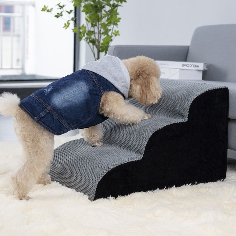 Detachable Washable Non Slip Pet Stairs Ramp Dog Bed Climbing Ladder V1289-PET-SLOPE-001