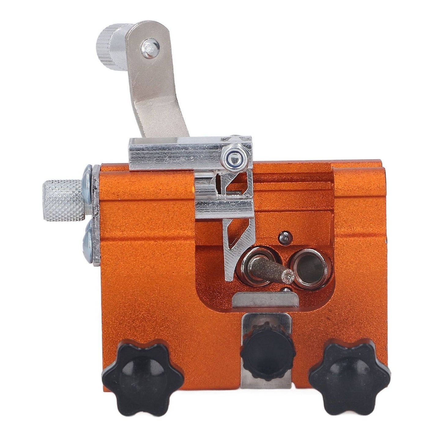 Portable Crank Chainsaw Sharpening Jig Stainless Steel Chainsaw Tooth Blade Grinder Precise Sharpening Kit V1294-YM0512-3111220287611