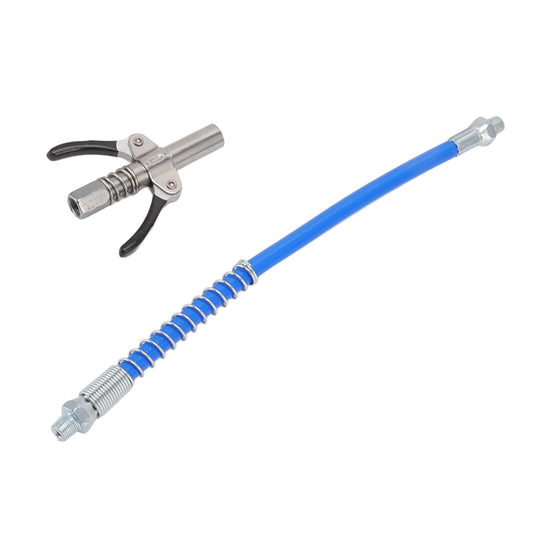 Grease Tool Coupler Electric Manual High Pressure Oil Nozzle Double Locking Clamp Grease Nozzle with 30.5cm V1294-YM0512-3111220288012