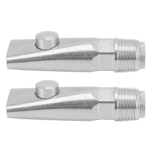 2pcs Pig Water Nipple Even Water Volume Stainless Steel G1/2 External Thread Pig Drinker for Sows Piglets V1294-YM0512-3111220295711