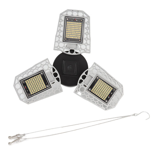 LED Grow Light 297 LEDs Folding Three Leaves Indoor Plant Grow Light for Greenhouse Succulent 100-277V V1294-YM0512-3111220296611