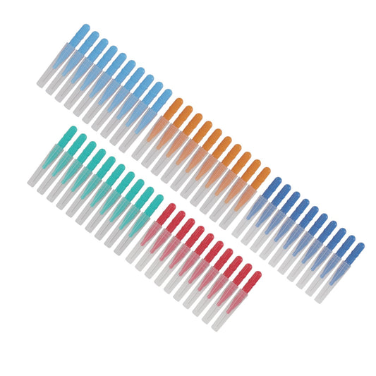 50 Pcs Tooth Interdental Brush for Oral Dental Health Teeth Cleaning Toothpick Cleaners V1294-YM0512-3112220075411