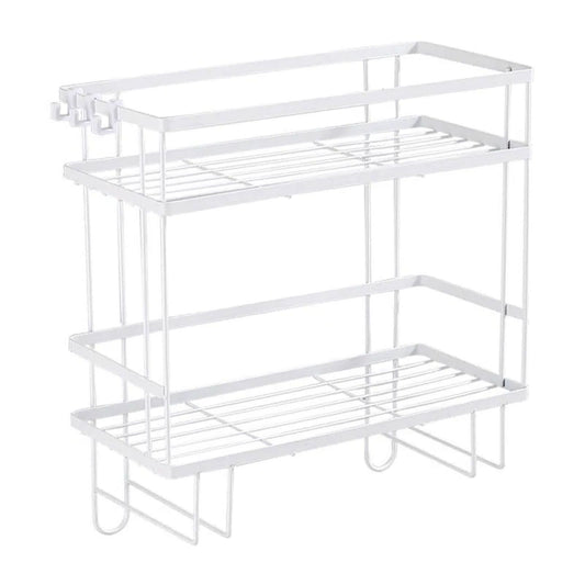 Toilet Shelf Thickening Waterproof Large Capacity Nail Free Installation Iron Over Toilet Bathroom Organizer V1294-YM0512-3112220079013