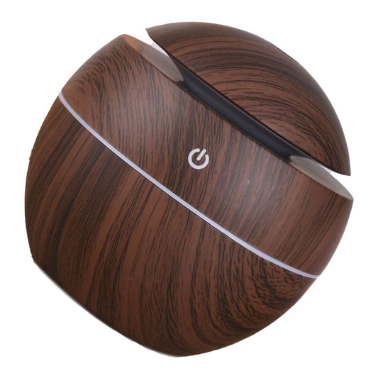 Wood Grain Humidifier Compact Portable 5V 2W USB Humidifier for Bedrooms Living Rooms Office Car V1294-YM0512-3113220284311